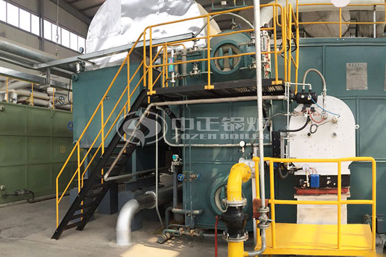 金光紙業(yè)20噸SZS系列蒸汽鍋爐煤改氣項目